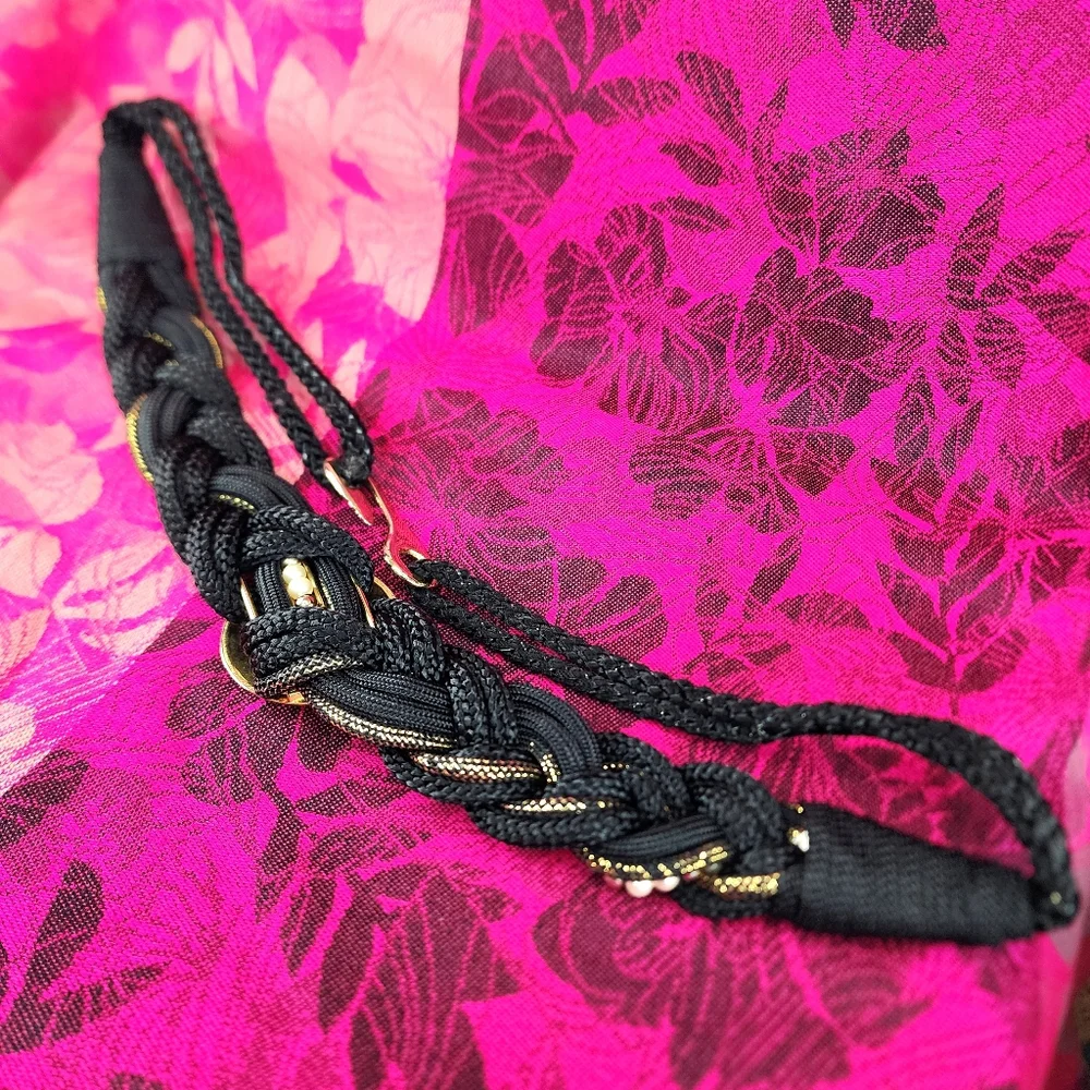 Vintage Braided Rope Belt. Excellent Used Condition.